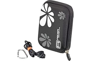 Pedea modne twarde etui do aparatu cyfrowego, czarne