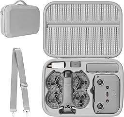 Puasok Case for DJI Neo 2 Case, Carry Case for DJI Neo 2 Fly More Combo Accessories, Compact Travel Bag for RC-N3 Controlle/Neo2 Battery Case, for Drone Protection/Storage