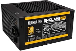 Fuente de alimentación Kolink Enclave 80 Plus Gold 600 W