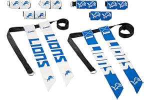 Franklin Sports Youth Flag Football Set NFL Denver Broncos-Juego de fútbol Americano con Bandera Juvenil, Unisex Adulto