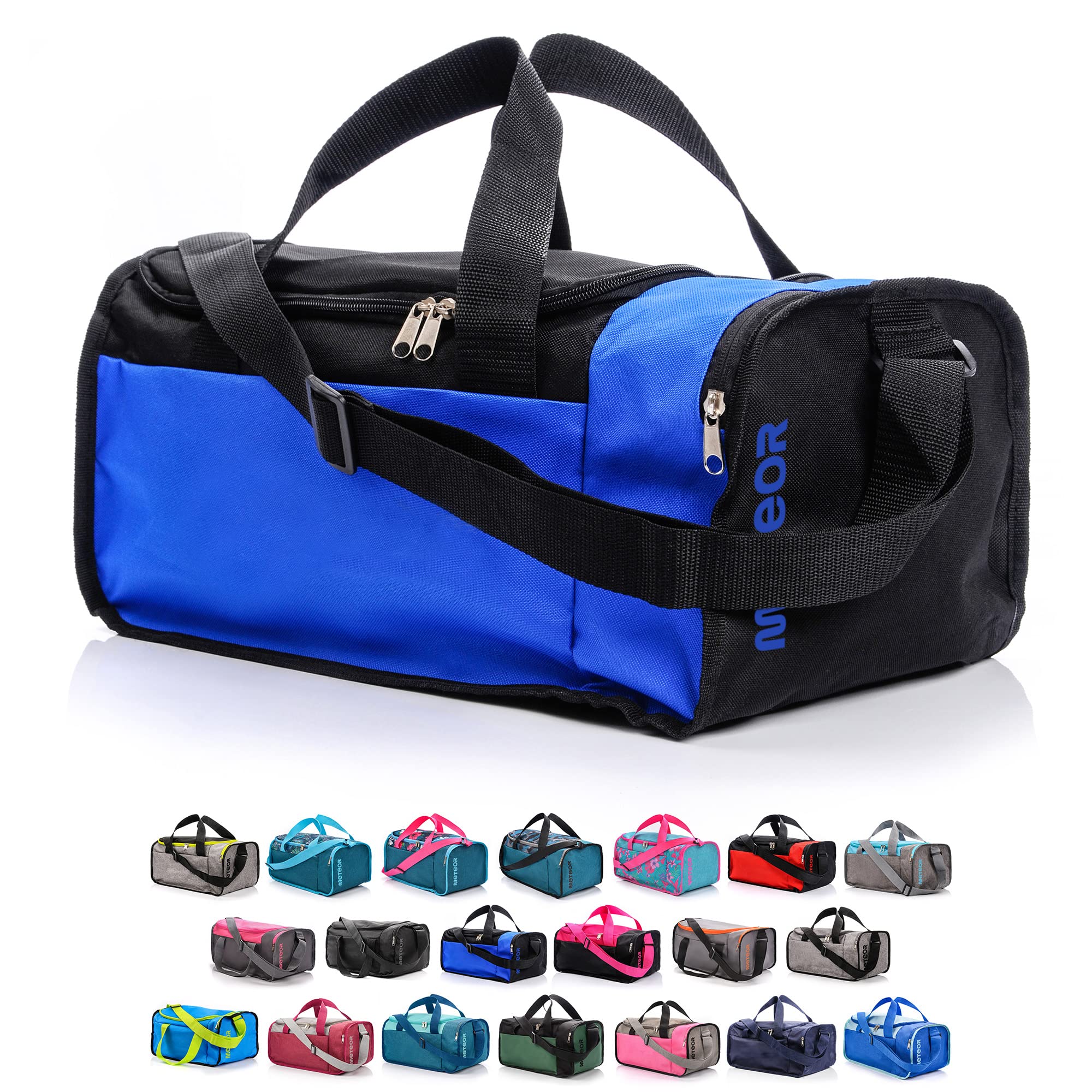 Sac de Sport 20 L / 40 L Grande capacité – Gym, Fitness, Piscine, Voyage – Poche latérale, Double Zip, bandoulière – Torbes Meteor Cabine Ryanair/EasyJet - 1
