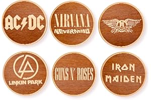 DIGIDU Posavasos Originales, Regalo Original, Regalo Navidad Original, Posavasos de Madera, Posavasos Frikis, Reposa Vasos, Regalo Friki, Regalo San Valentin (Metal)