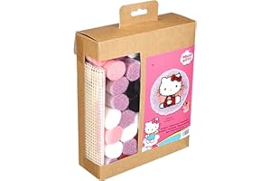 Vervaco Hello Kitty Latch Hook Rug Kit, Multi-Colour