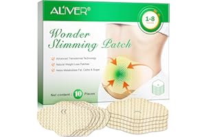 ZOXPM Minceur Patch 10PCS Slimming Patch Femme Homme Anti Cellulite Patch, Patch mince, Brûler les graisses, Perte de poids rapide, Taille, Ventre et fesses