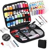 86 Piece Sewing Kit Complete with High Quality Accessories for Repairs and Hand Sewing Including Needle and Thread for Sewing
