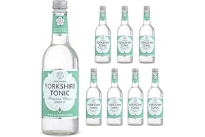 Apple & Elderflower Tonic Water for Gin - Tonic Water w/Natural Quassia Extract, Sugar, Carbonated Water, & Vitamin C - Mixers for Drinks, Vodka, Cocktails, Mocktails - Raisthorpe Manor, 500ml, 8-Pk