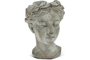 Abbott Collection XS Cache-Pot pour Femme - 16,5 cm de Haut, Ciment, Gris, 16,5 cm de Haut