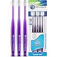 Brilliant Special Soft Toothbrush - for Cancer and Chemo Patients with Compromised Oral Health, Violet, 3 Count
