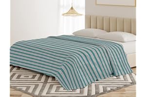 BANZAII TEXTILE INNOVATOR ONLINE Banzaii Copriletto, Copridivano, Telo Copritutto multiuso per Arredo Ilaria Turchese 250x250 cm