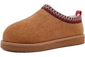 SMajong Chaussons Femme Homme Hiver Peluche Pantoufle d'intérieur Confort Chaud Chaussures pour la Maison extérieur 36-46 EU