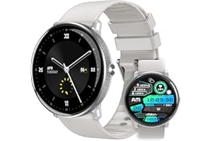 Horsdo Smartwatch Damen Herren mit Telefonfunktion, 1,43 Zoll AMOLED-Touchdisplay, Fitness Tracker mit 100+ Sport SpO2 Pulsuhr Schlafmonitor Schrittzähler Kalorien, Armbanduhr IP68 für iOS Android