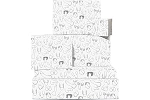 Papel de regalo para despedida de soltera - 6 hojas de papel de regalo de cumpleaños divertido - Blanco y negro - Para él ella - Mujer Gay - Despedida de soltera - Aniversario - Central 23