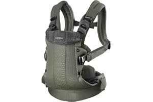 BabyBjörn Mochila Porta Bebé Harmony, Malla 3D, Verde oscuro