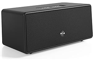 Audio Pro Drumfire-D2 - Enceinte Multiroom Ultra Puissante avec Bluetooth & WiFi - Enceinte Stéréo avec AirPlay 2, Chromecast, Spotify sans Fil - Noir