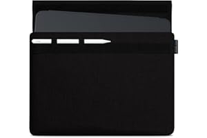 Adore June 11" Classic czarne etui kompatybilne z iPad Pro 11 2024 2022 2021 / iPad Air 11 2024 / iPad Air 10.9 2020 z uchwytem Pencil Pro/Pencil 2