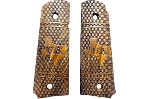 warreplica WWII US M1911 / 1911 .45 Empuñaduras de Pistola de Madera US - Reproducción