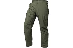 LA Police Gear Men's Core Cargo Lightweight Tactical Pants, Durable Ripstop Cargo Pants for Men, Stretch Waistband CCW Pants
