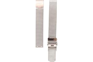 Skagen Uhrenarmbänder für Damen 14mm, Silber Edelstahl, original ersatzband für 358SGSCD