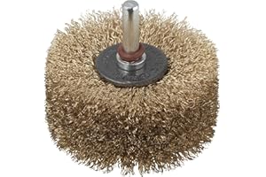 wolfcraft Cepillo para estructurar madera, Ø 80 mm I 2265000 I Para la estructuración de superficies de madera