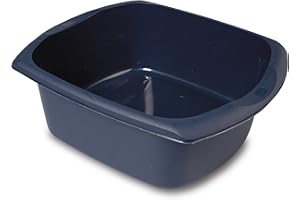 Addis Große Spülschüssel, 9,5 l Fassungsvermögen, Tintenblau, 38 x 32 x 14 cm