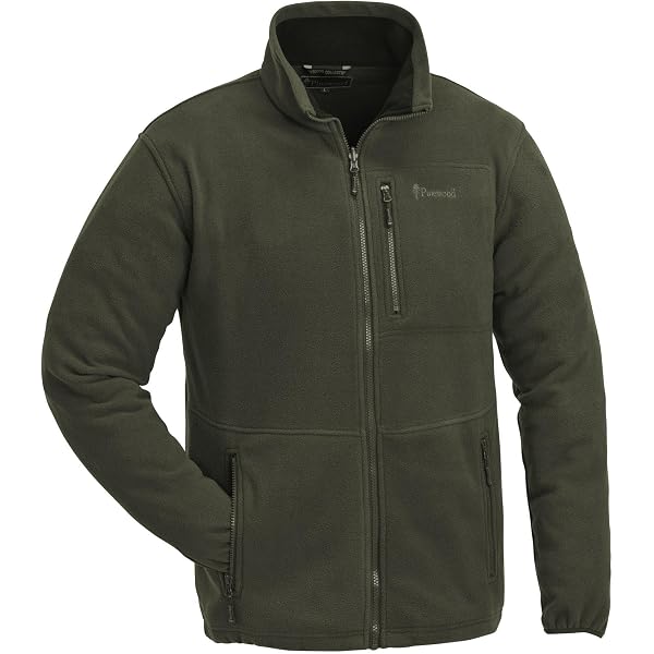 Pinewood 5062 Set Biancheria Intima In Micropile Verde - 2° Strato Termico Morbido Con Passanti Per Pollice E Zip