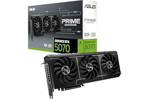 ASUS Prime GeForce RTX 5070 12GB GDDR7 Graphics Card The SFF-Ready (PCIe 5.0, 12GB GDDR7, HDMI/DP 2.1, 2.5-slot, Axial-tech fans, Dual BIOS)