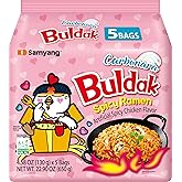 Samyang carbo Buldak nuklearen Feuer gebraten super hot würzigen Nudeln 5 Pack