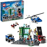 LEGO&reg; City Bankada Polis Takibi 60317-7 Yaş ve &Uuml;zeri &Ccedil;ocuklar i&ccedil;in &Ccedil;ok Modelli Hırsız-Polis Oyuncak Yapım Seti (915 Par&ccedil;a)