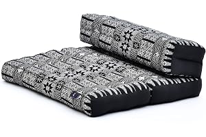 Leewadee Hopfällbar Meditationskudde - Kapok Golvsitkudde för Meditation & Avkoppling