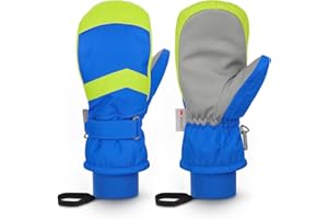 ‎HOMORD Homord Skihandschuhe Kinder, Wasserdicht Handschuhe Winterhandschuhe für Jungen und Mädchen, Warme Fäustlinge Handschuhe Atmungsaktiv Winter Thinsulate Schneehandschuhe für 4-14 Jahre Kinder