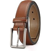 CHAOREN Men's Leather Belts, Men's Belt 35 mm Business and Casual | Buckle Resisten, Premium Leather, Formal Dress, Casual Je
