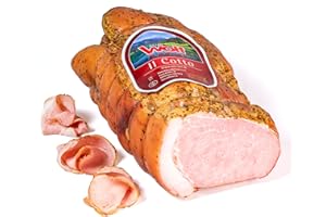 Wolf, Il Cotto, Trancio, Leggera Affumicatura con Legno di Faggio, Carne di Suino Accuratamente Selezionata, Senza Glutine, Sottovuoto, 800 g (min. netto garantito)