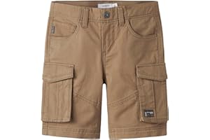 NAME IT Pantalones Cortos Cargo para Hombre