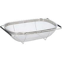 Scolapasta Estensibile Per Lavello - 34-44cm - Per Frutta, Verdura E Pasta