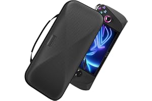 Syntech Hard Carrying Case Compatible with ASUS ROG Ally/ ROG Ally X Console and Accessories, Portable Travel Handheld Case for Storage, EVA Shockproof Protective Carry Bag with Large Capacity, Black