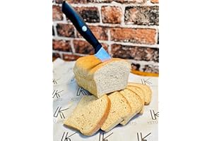 KETO CHEFS HAND CRAFTED LOW CARB FOODS Keto Chefs Ultra Low Carb Freshly Baked Keto Bread Rustic Sliced Sandwich Loaf 3 x (600g)