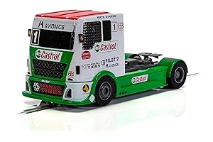 Scalextric C4156 Racing Truck - Red & Green & White Car - World Sport Champ/Endurance