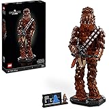 LEGO 75371 Star Wars Chewbacca, Kolekcjonerska Figurka Wookiee z Kuszą, Minifigurką i Plakietką Informacyjną, Model na 40. Ro