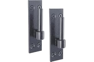 IRONTITE® 2 Pack Heavy Duty Hinges with 12mm Pin for Black Wrought Iron Gates