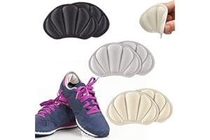 AOOGON Schwamm Fersenkisseneinsätze, Fersenschuhpolster, Selbstklebende Fersenpolster für Männer, Frauen