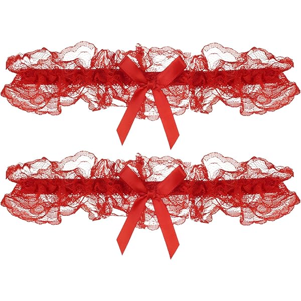 Giarrettiera Vintage Con Balze Nero - Accessorio Sexy Anni '20 Per Costumi E Feste - Foto 14