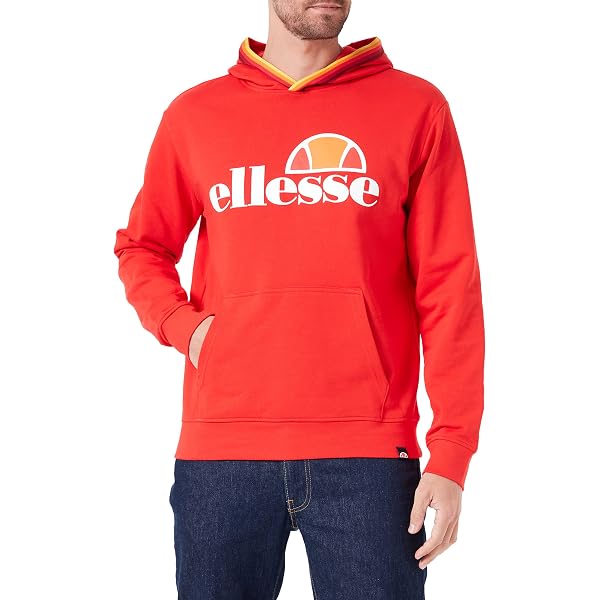 Ellesse Getemi - Felpa Con Cappuccio Uomo, Poliestere, Modello SHL13367, Look Sportivo - 3