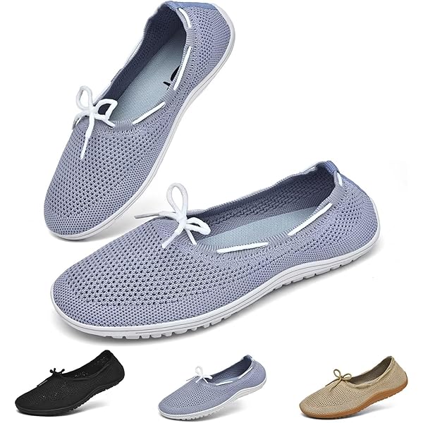 Ballerine Donna Geweo - Scarpe Comode In Maglia Traspirante, Antiscivolo, Pieghevoli - Stile Barefoot - Foto 2