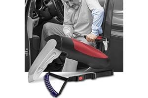 NINEMAX Einstiegshilfe Auto Senioren, Ausstiegshilfe Auto für Ältere Menschen, Haltegriff Autogriff Zum Aussteigen Mobilitätshilfe Grip Helfer(Rot)