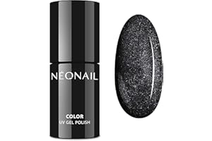 ‎NÉONAIL NEONAIL UV Nagellack 7,2 ml Schwarz Venezian Mask NEONAIL Farben UV Lack Glitter Gel Nägel Nageldesign Shellack