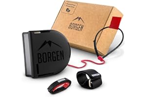 ‎BORGEN Borgen Fahrrad Abschleppseil für Kinder und Erwachsene, Sicheres und Einfaches An- und Abkoppeln, passt für alle Lenker, geeignet für Woom, Zuglast bis 120 kg