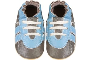 ICEUNICORN Scarpe Neonato Scarpine Primi Passi Morbida Pelle Scarpine Prima Infanzia Suola Scamosciata Carino Colorate Animali 0 a 24 Mesi