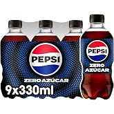 Pepsi Zero Sugar Zero Calorie Cola Soda - 9 Pack 330ml Bottles - 2.97L Total