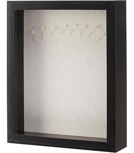 Artibetter 8x6 Display Frame Shadowbox Display Case Wooden Picture Frame With Glass Rustic Memory Display Case For Tickets And Photos 6 thumbnail image