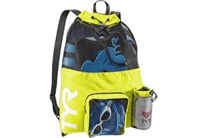 TYR Big Mesh Mummy Backpack For Swim, Gym And Workout Gear sac à dos Mixte (lot de 1)